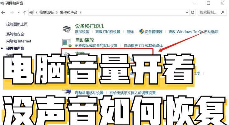 苹果电脑无声怎么解决（教你如何恢复苹果电脑的声音）