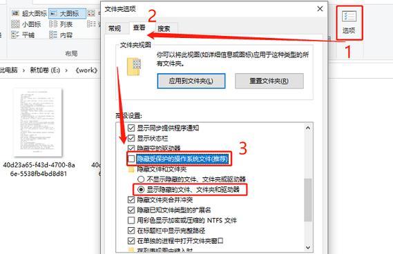 揭秘电脑隐藏文件夹打开方法(解决隐藏文件夹难题) 揭秘电脑隐藏文件夹打开方法(解决隐藏文件夹难题)