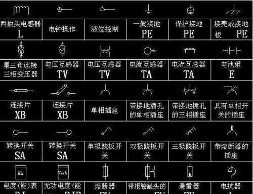 掌握电气图纸符号，轻松绘制电气图（CAD电气图纸符号大全）
