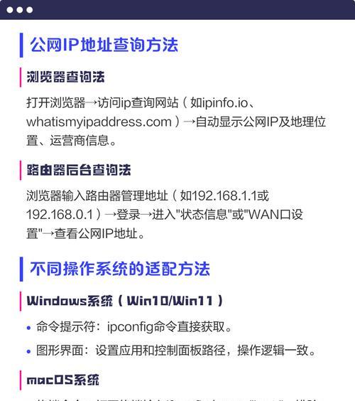 三种简单方法查询IP地址(快速找到你的IP地址) 三种简单方法查询IP地址(快速找到你的IP地址)