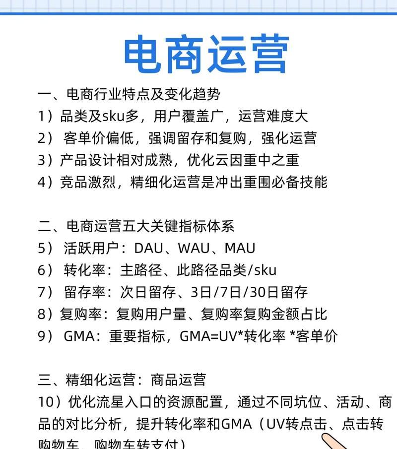 电商运营实战攻略（学好电商运营）