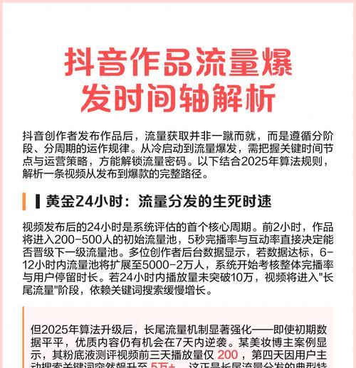 抖音发布时间对流量的影响（如何选择适合的发布时间来提升抖音流量）